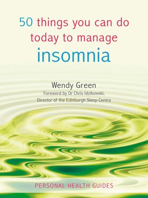 cover image of 50 Things You Can Do Today to Manage Insomnia